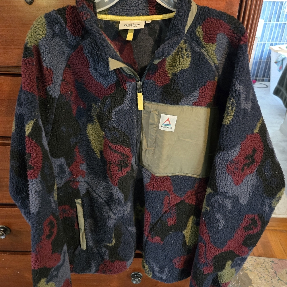 Passenger  Fleece Jacket - Navy, Olive, Burgundy